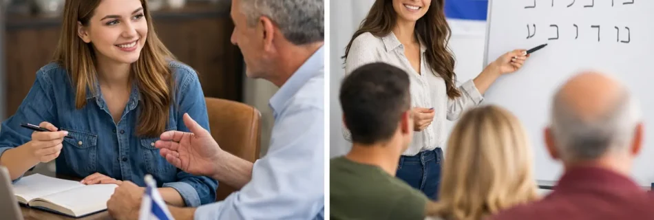 Private Versus Group Hebrew Lessons Compared
