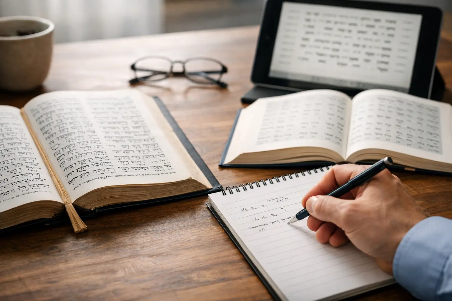 A Biblical Hebrew Lesson Example, Step by Step