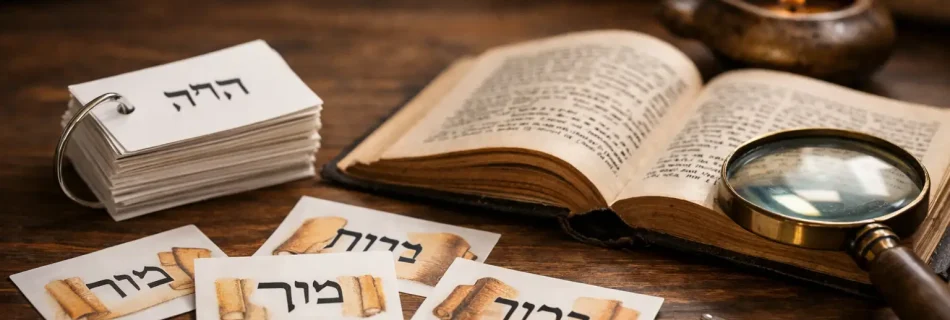 Best Hebrew Flashcard Methods for Biblical Study