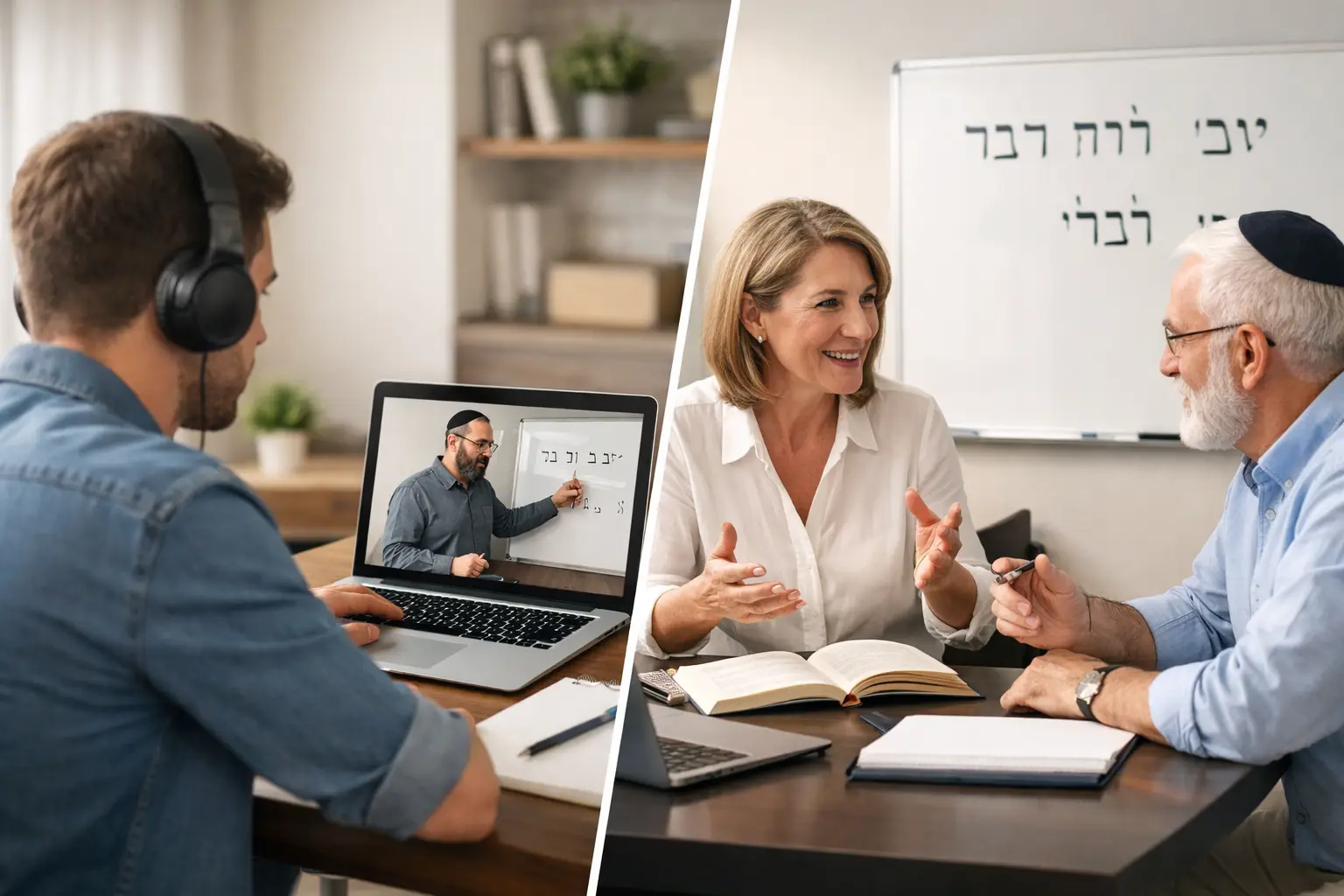 Video Course Versus Live Instruction for Hebrew