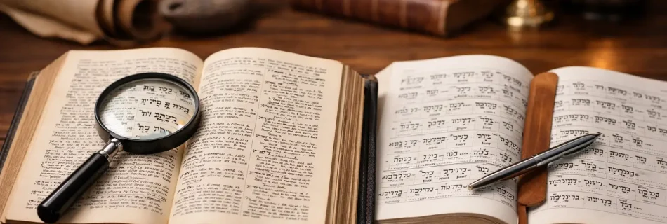 Hebrew Lexicon Versus Interlinear Bible Compared